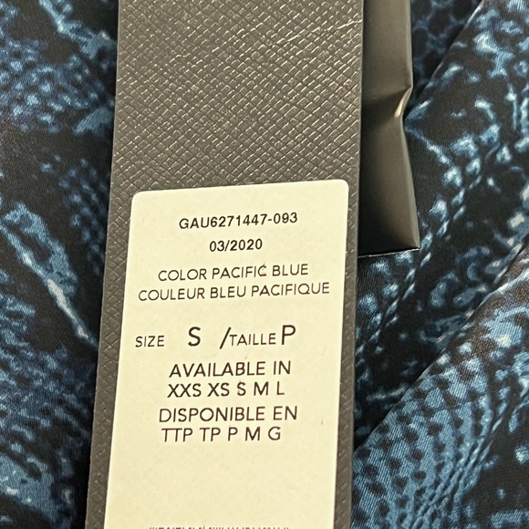 COPY - BCBGMAXAZRIA NWT Pacific Blue Snake Print Satin Midi Dress - Picture 5 of 8